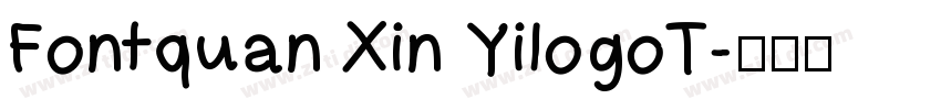 Fontquan Xin YilogoT字体转换